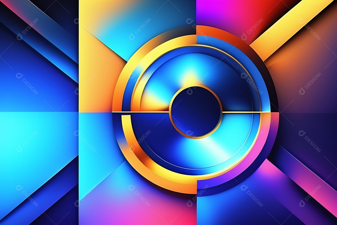 Fundo de formas geométricas gradiente