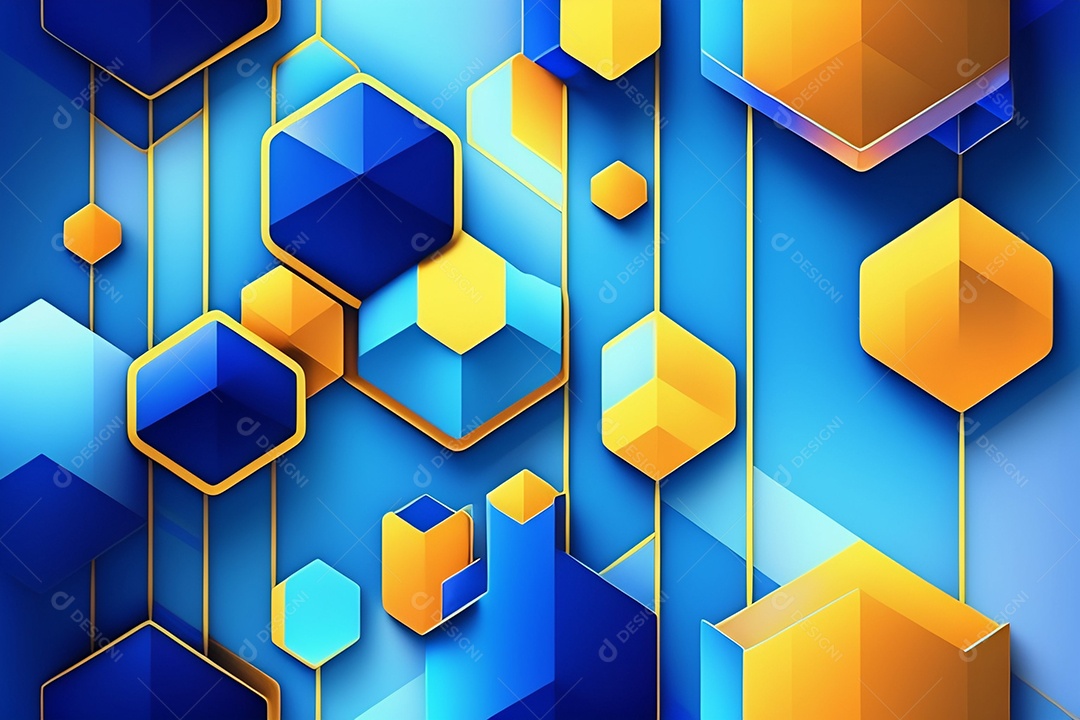 Fundo de formas geométricas gradiente