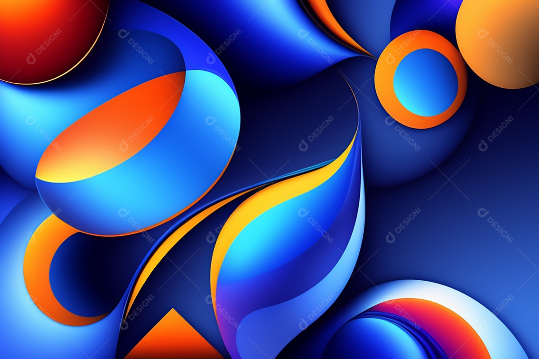 Fundo de formas geométricas gradiente