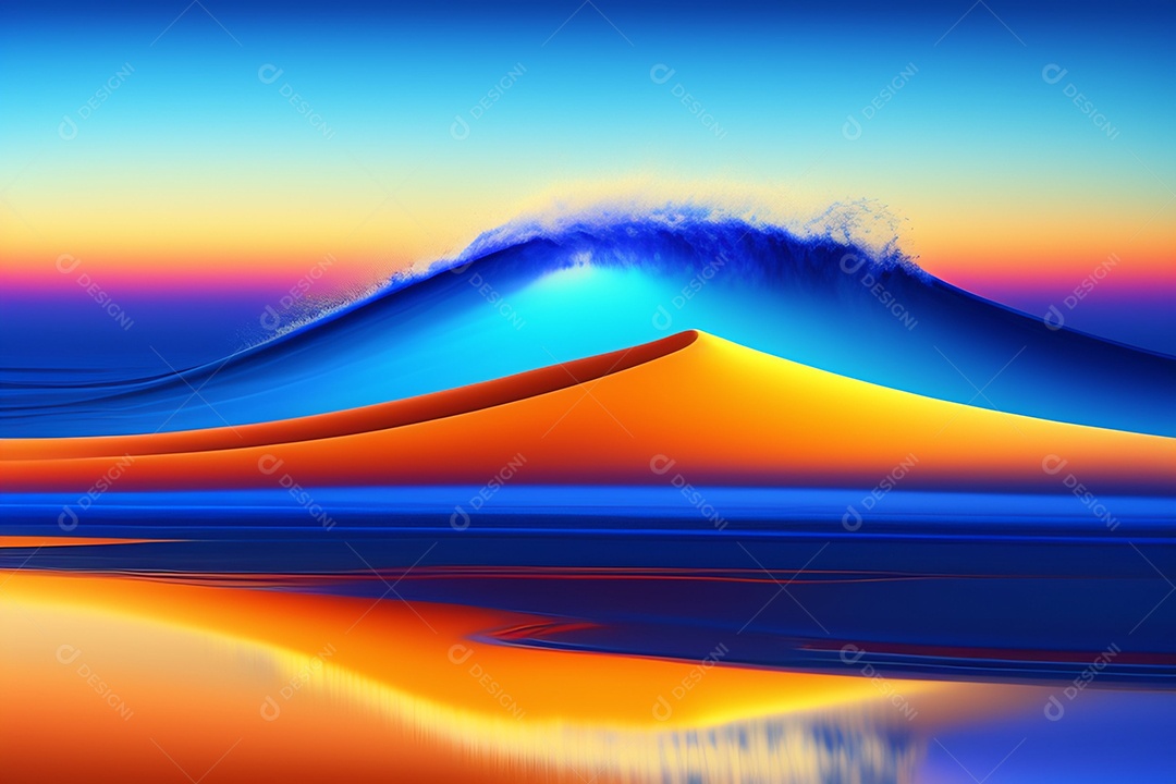 Fundo de formas geométricas gradiente