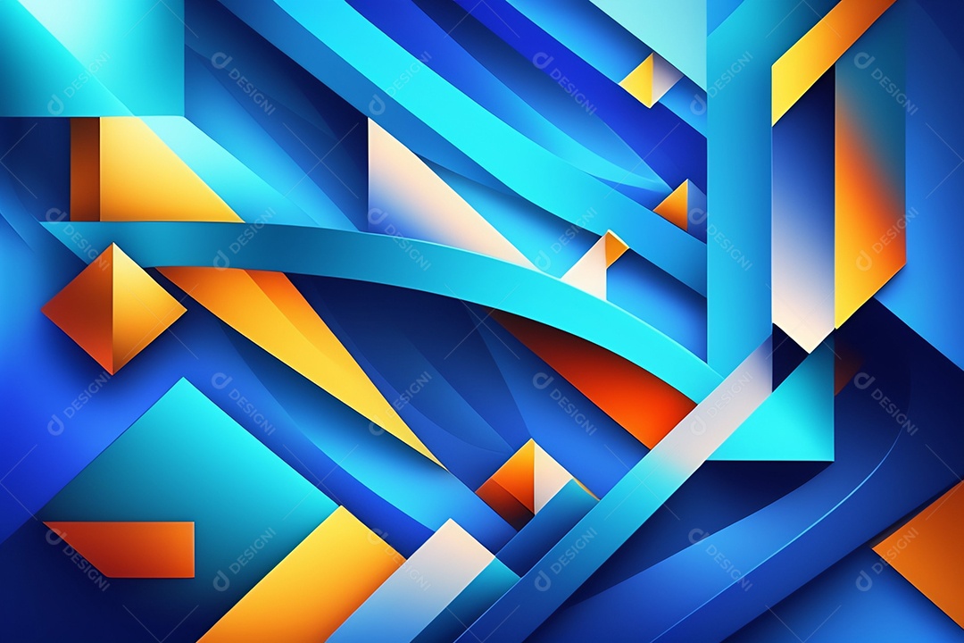 Fundo de formas geométricas gradiente