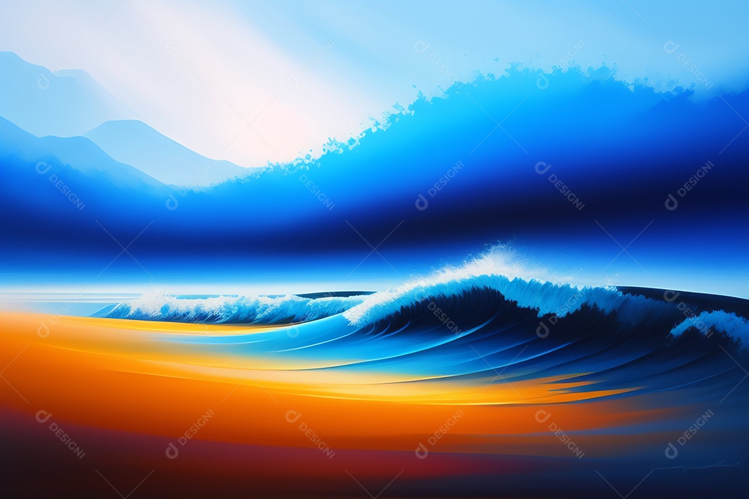 Background ondas do mar