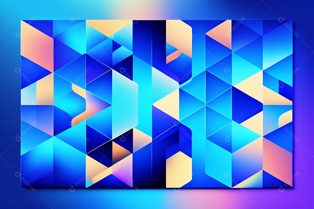 Background de formas geométricas coloridas