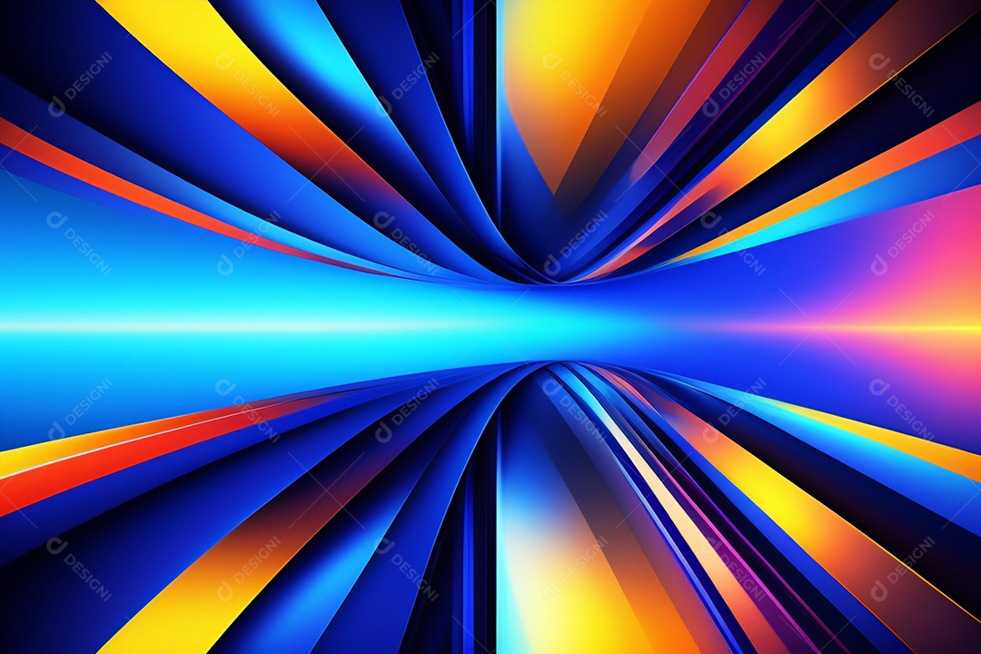 Background de linhas coloridas abstratas