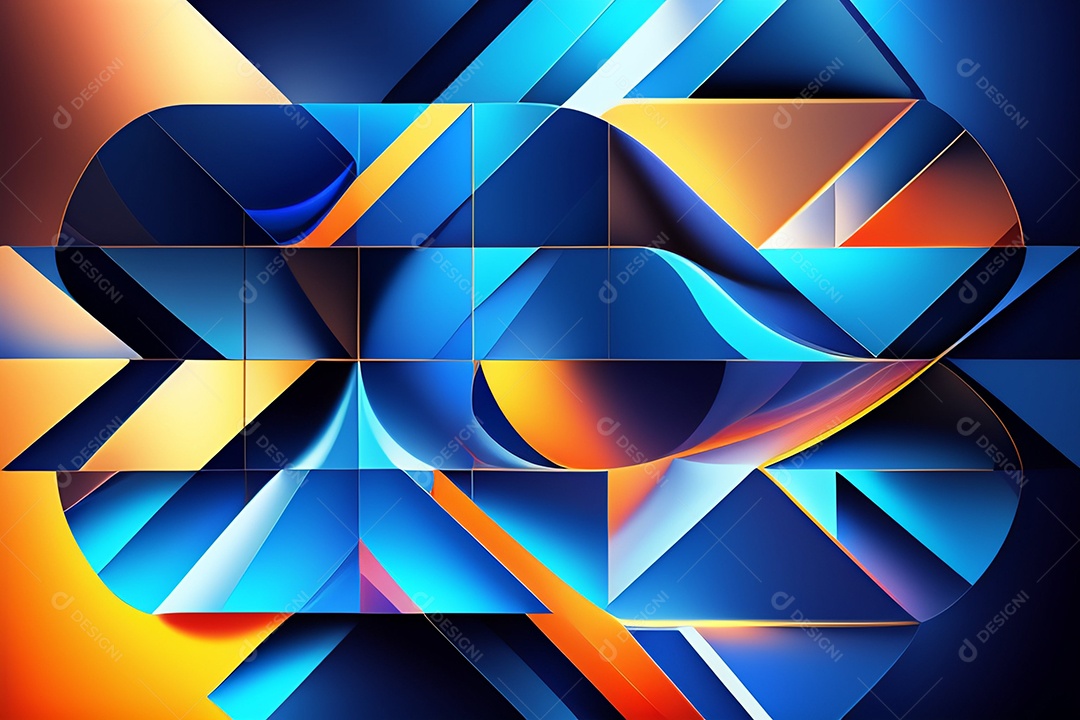 Background de formas geométricas coloridas