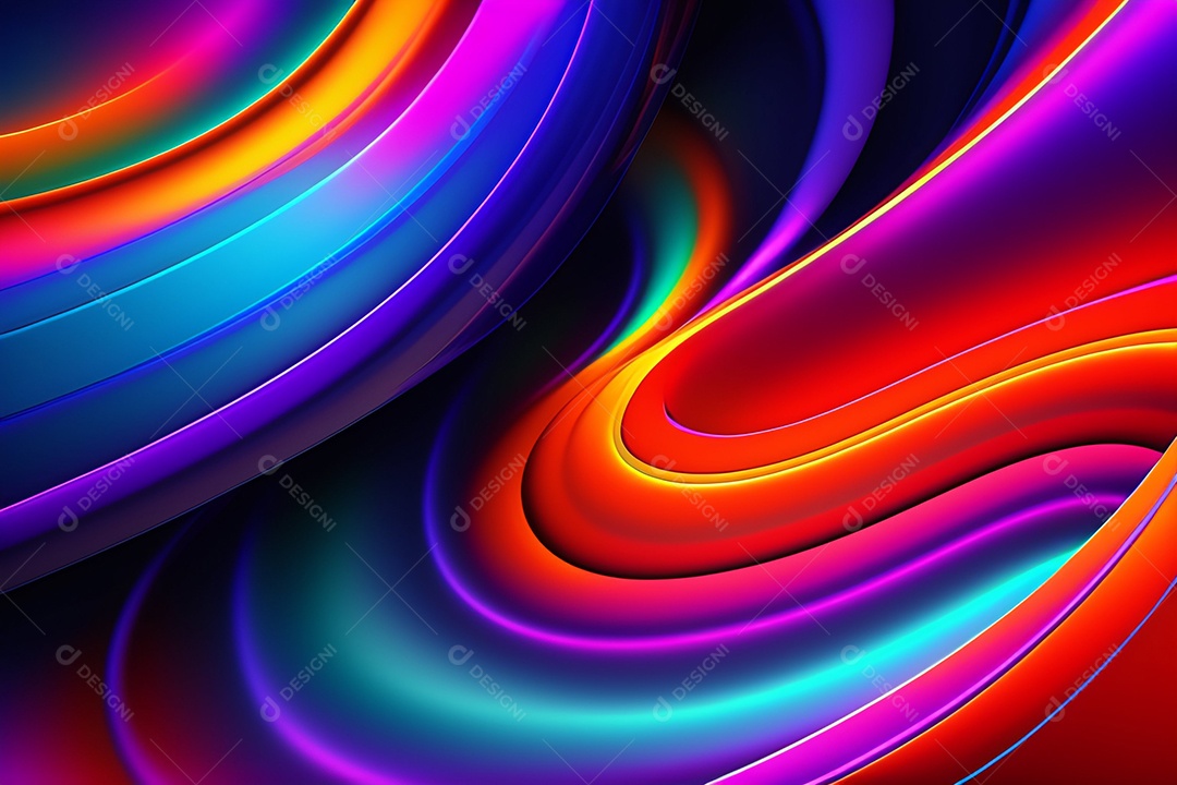 Background de linhas coloridas abstrata