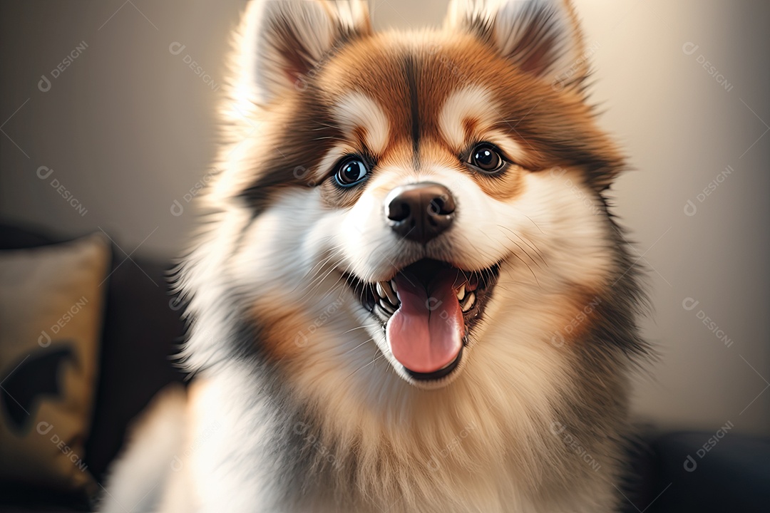 Ilustração de cães