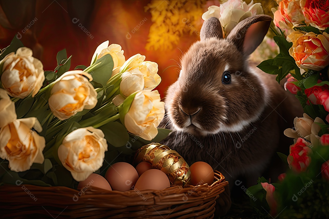 Ilustração sobre a páscoa.