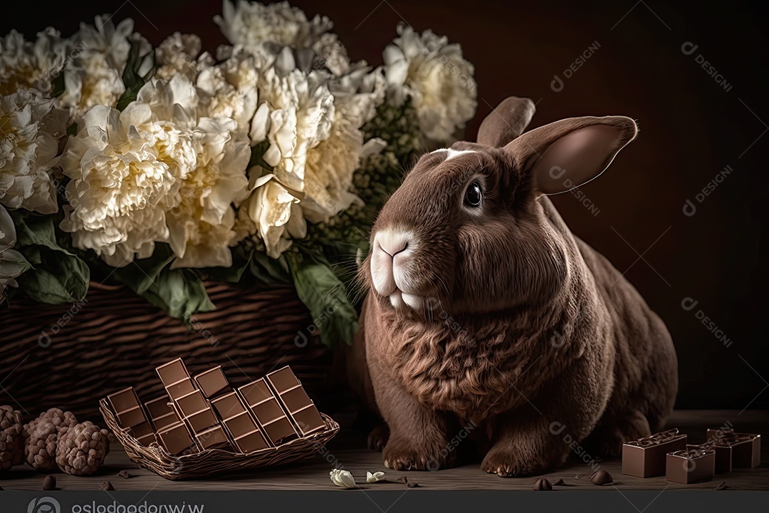 Ilustração sobre a páscoa.