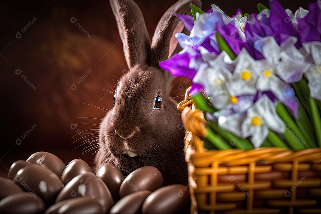 Ilustração sobre a páscoa.