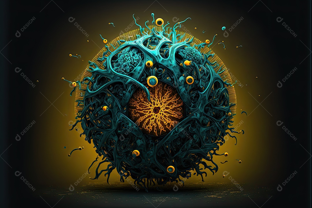 Ilustração sobre pandemia.