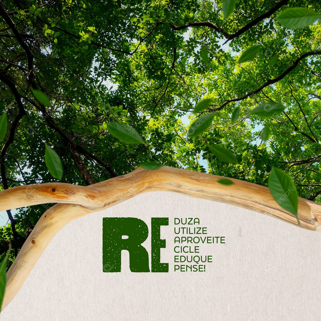 Sustentabilidade e Meio Ambiente Social Media PSD Editável