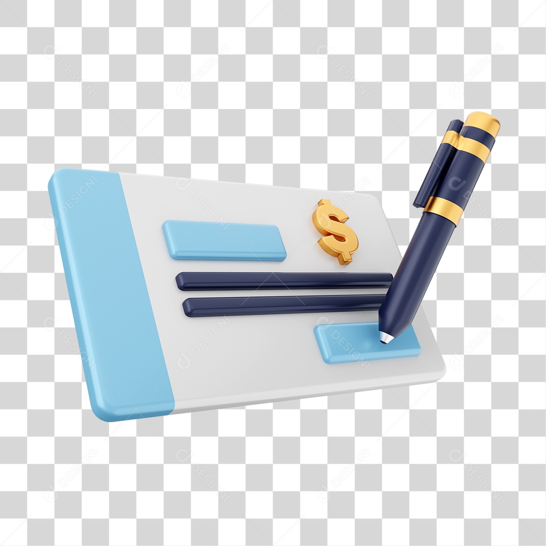 Cartão de Crédito Elemento 3D para Composição PNG Transparente