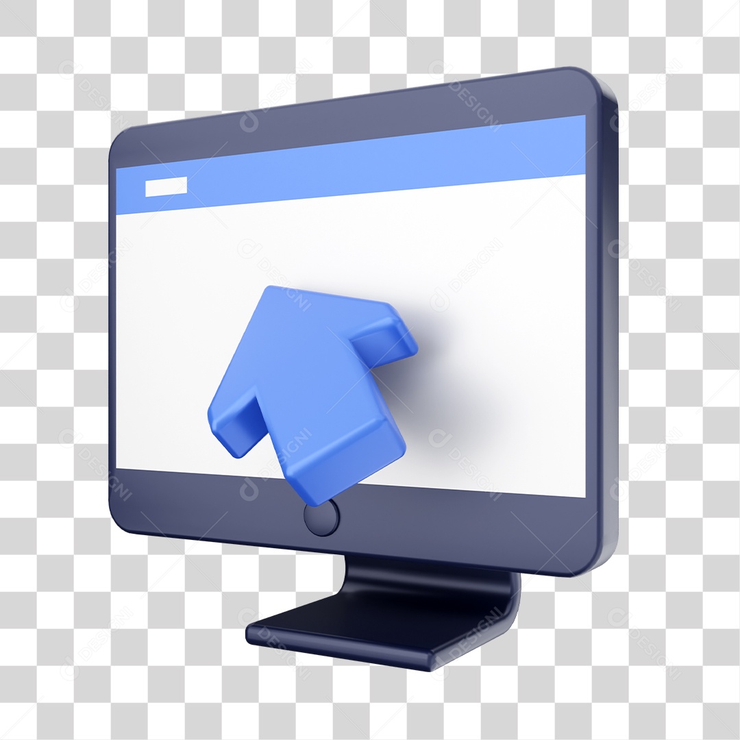 Função de Computador Elemento 3D para Composição PNG Transparente