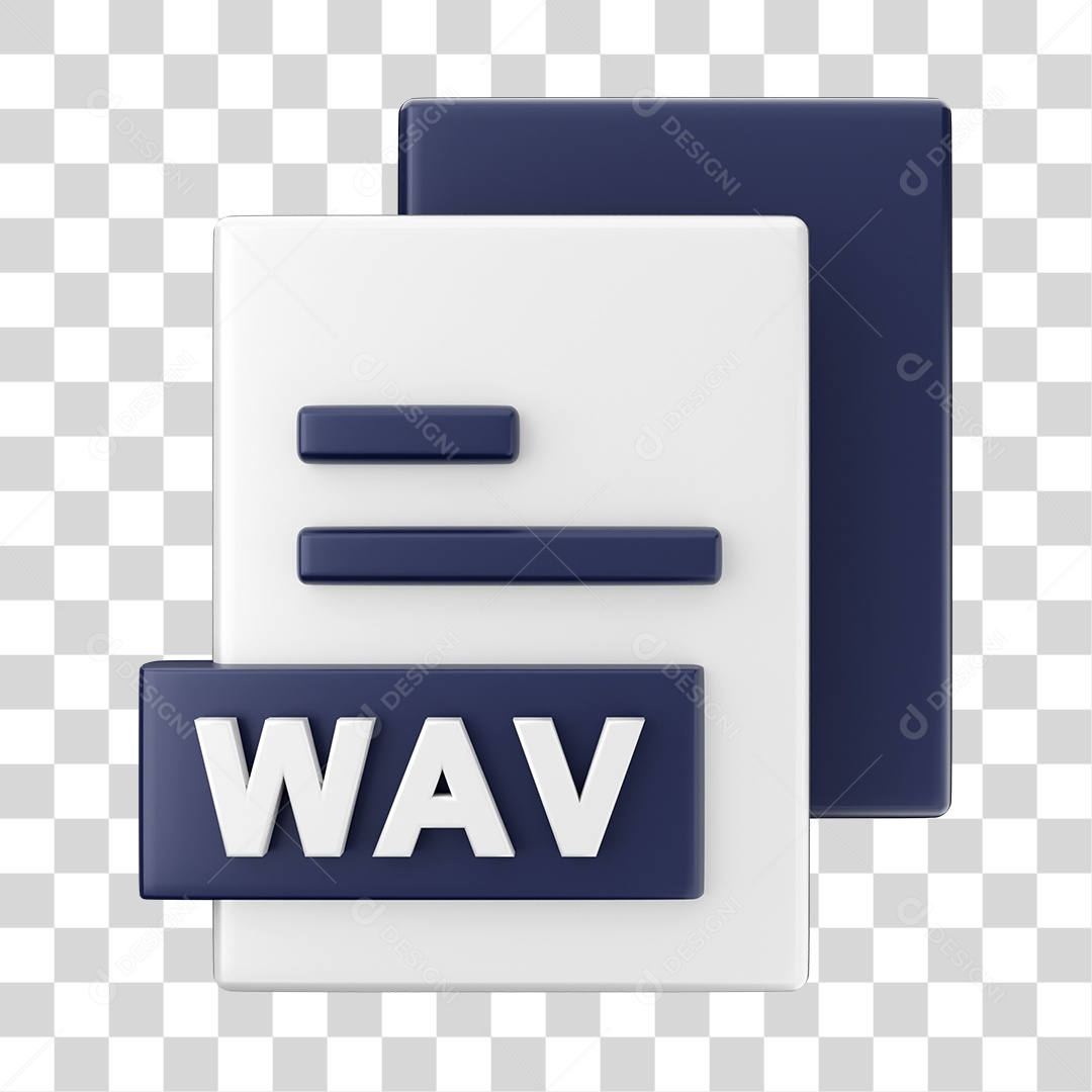 Formato de Arquivo WAV Elemento 3D