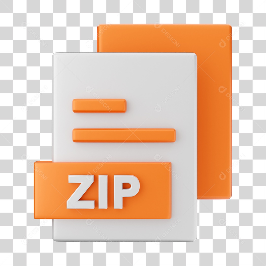 Formato de Arquivo ZIP Elemento 3D PSD