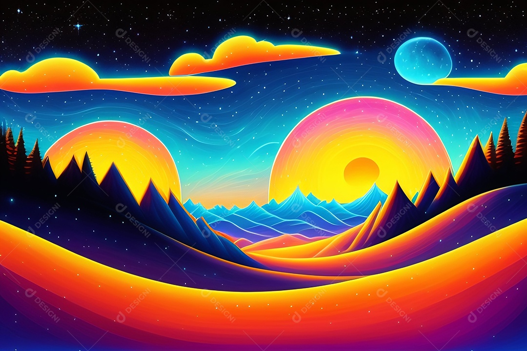 Paisagem de dunas de areia