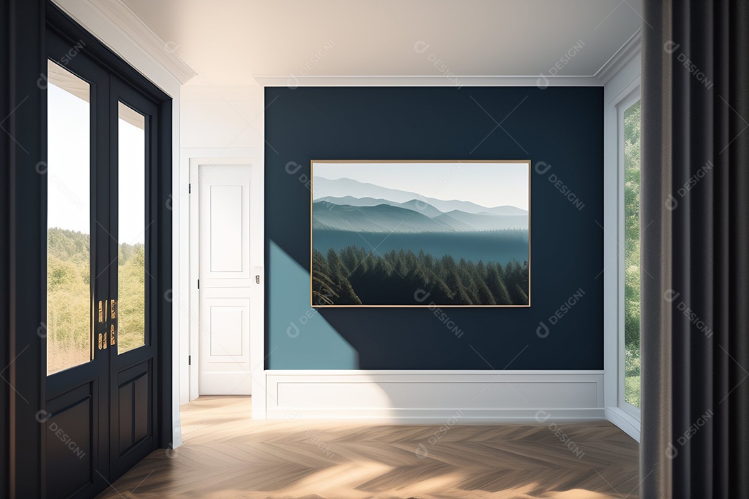 Ilustração de um quadro decorativo