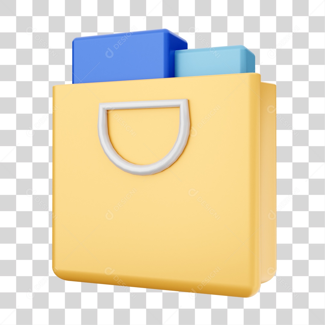 Arquivo Com Gráfico Elemento 3D PNG Transparente