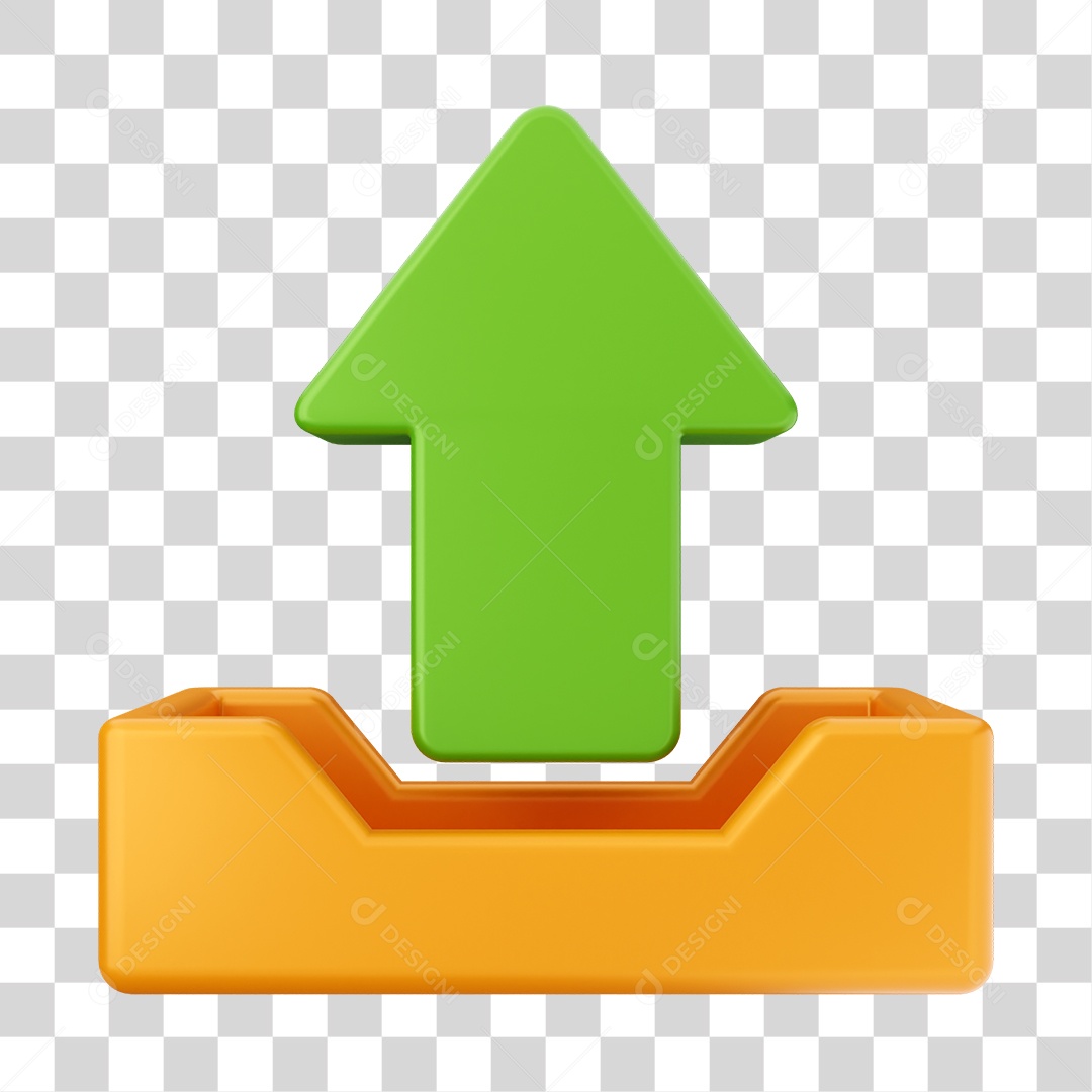 Caixa De Saída Elemento 3D PNG Transparente