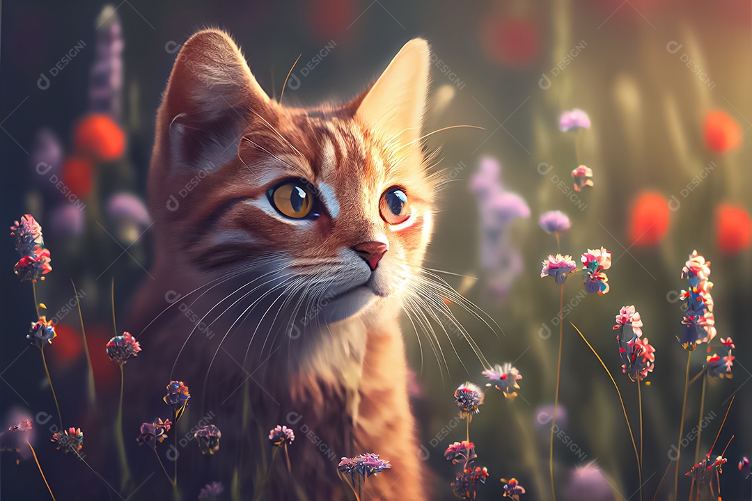 Gatos de animais fofos, amantes de gatos Dia do Gato do Japão