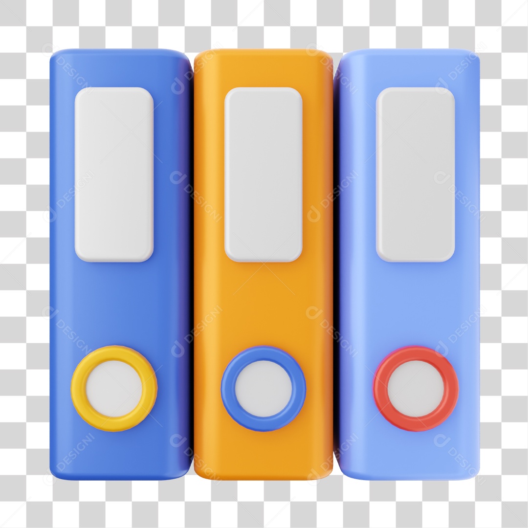 Arquivo De Amarzenamento Elemento 3D PNG Transparente