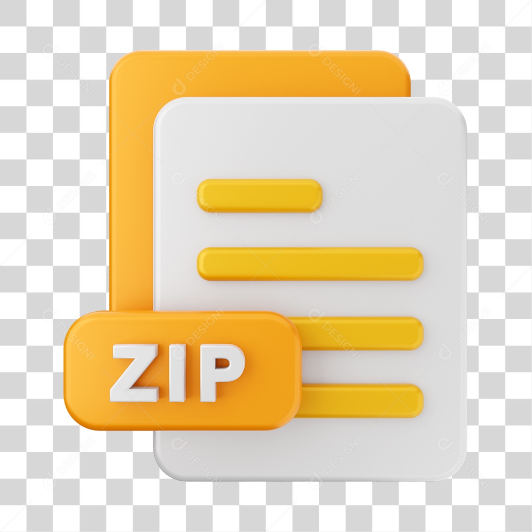 Formato de Arquivo ZIP Elemento 3D PSD