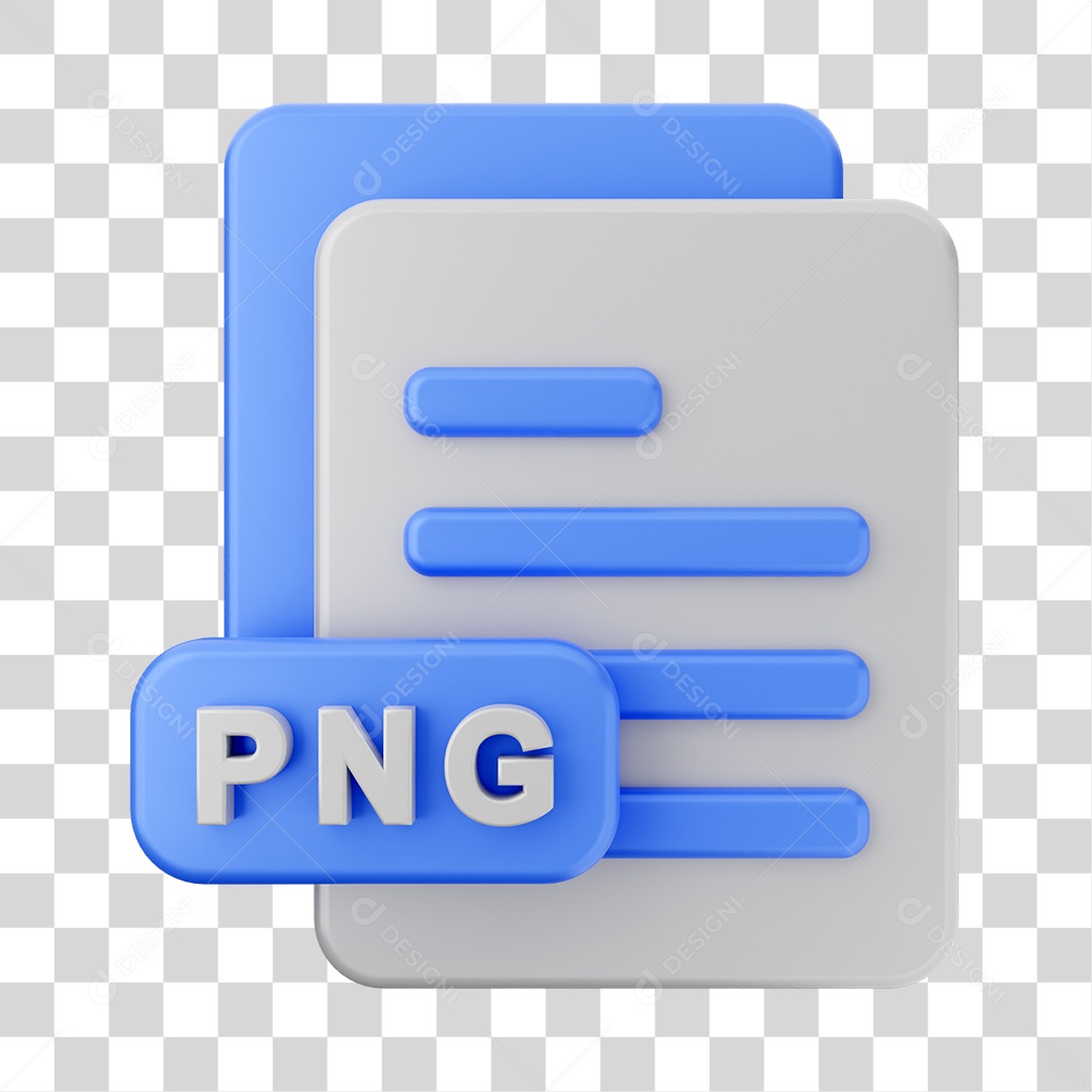 Formato de Arquivo PNG Elemento 3D
