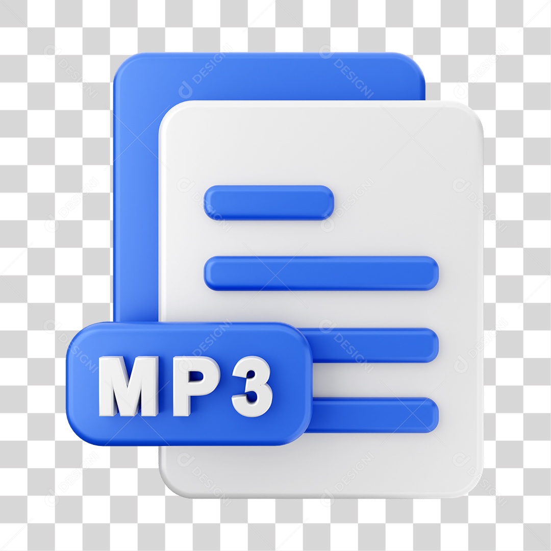 Formato de Arquivo MP3 Elemento 3D