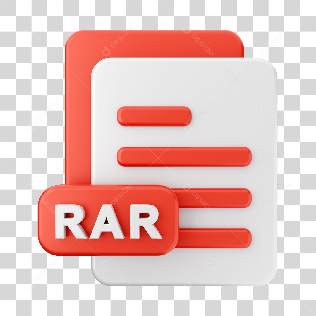 Formato de Arquivo RAR Elemento 3D