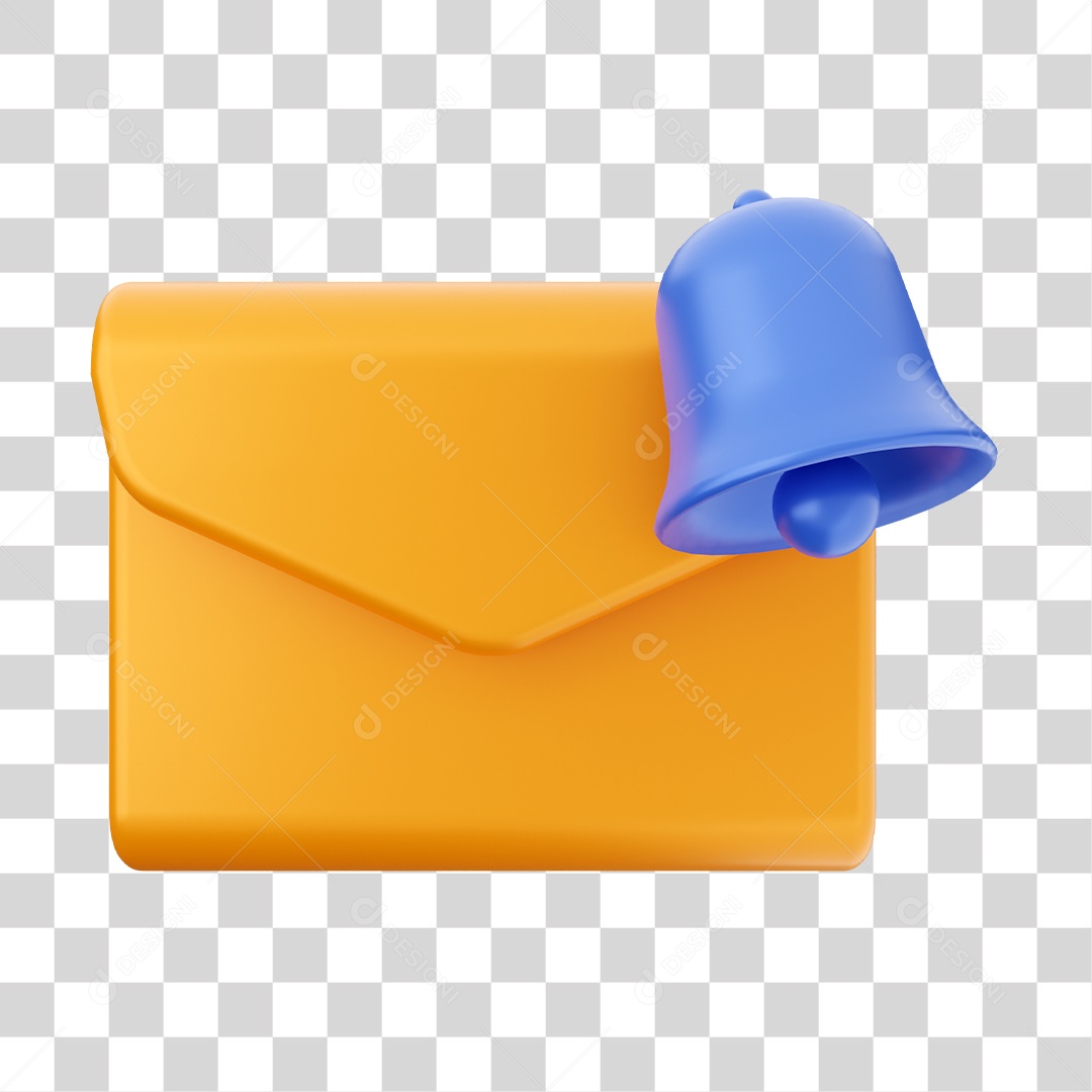 Ícone De Mensagem Elemento 3D PNG Transparente