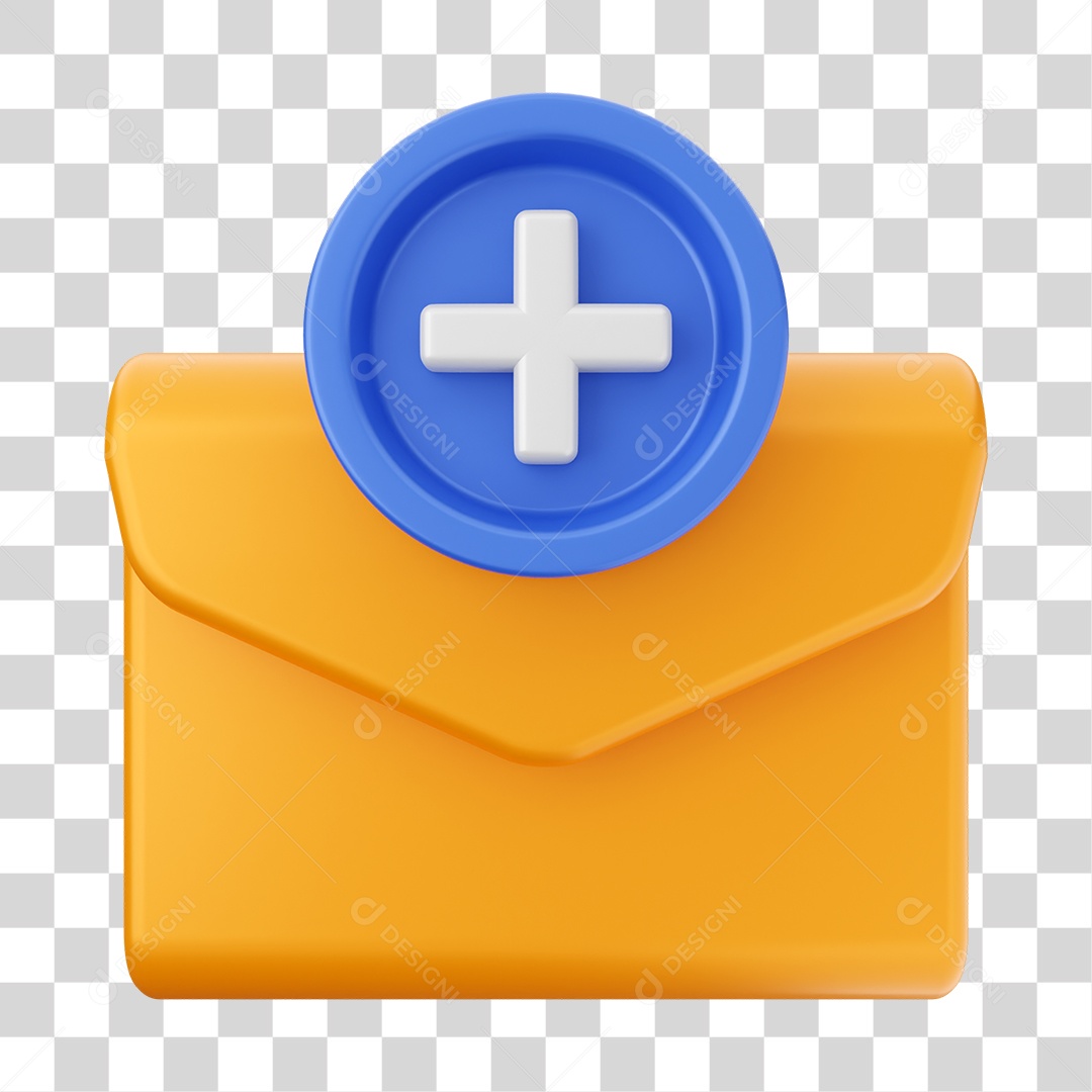 Ícone De Mensagem De Saúde Elemento 3D PNG Transparente