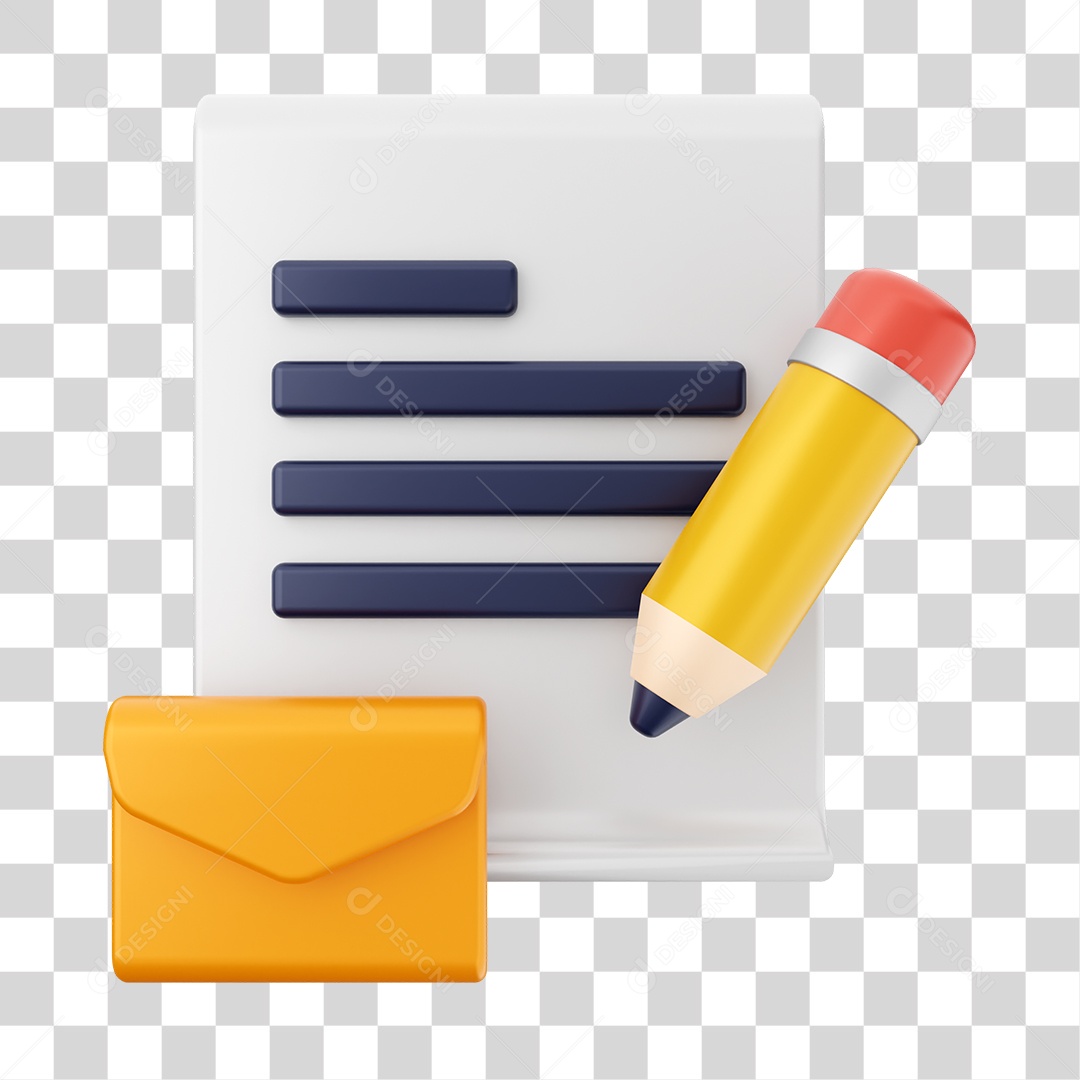 Ícone De Mensagem De Texto Elemento 3D PNG Transparente