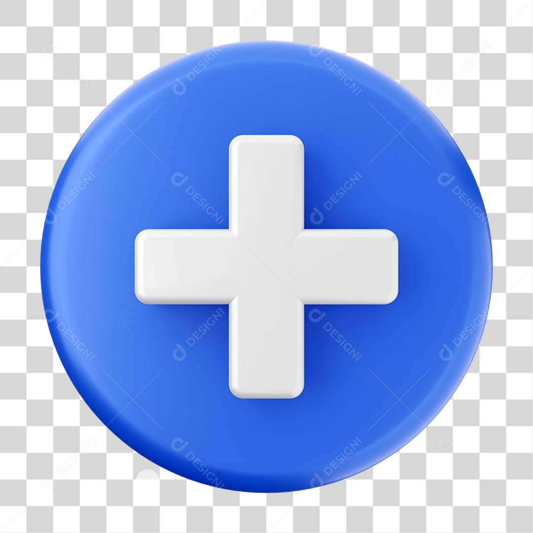 Elemento 3D Símbolo Para Composição PNG Transparente