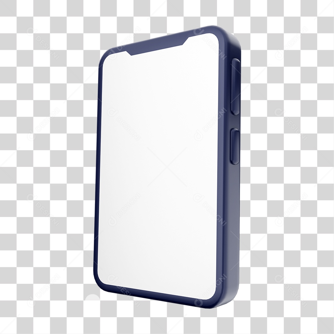 Elemento 3D Celular Para Composição PNG Transparente