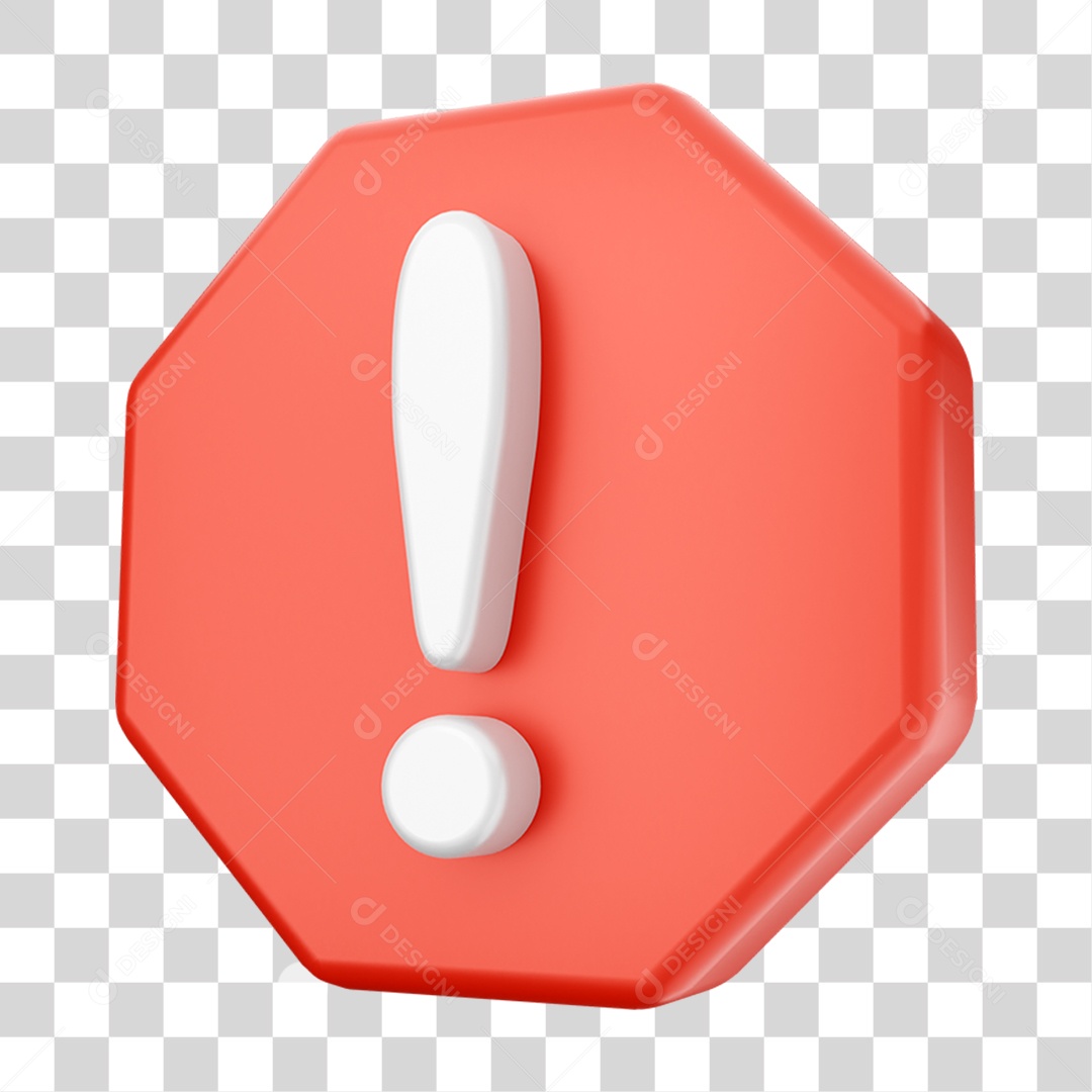 Elemento 3D Símbolo Para Composição PNG Transparente