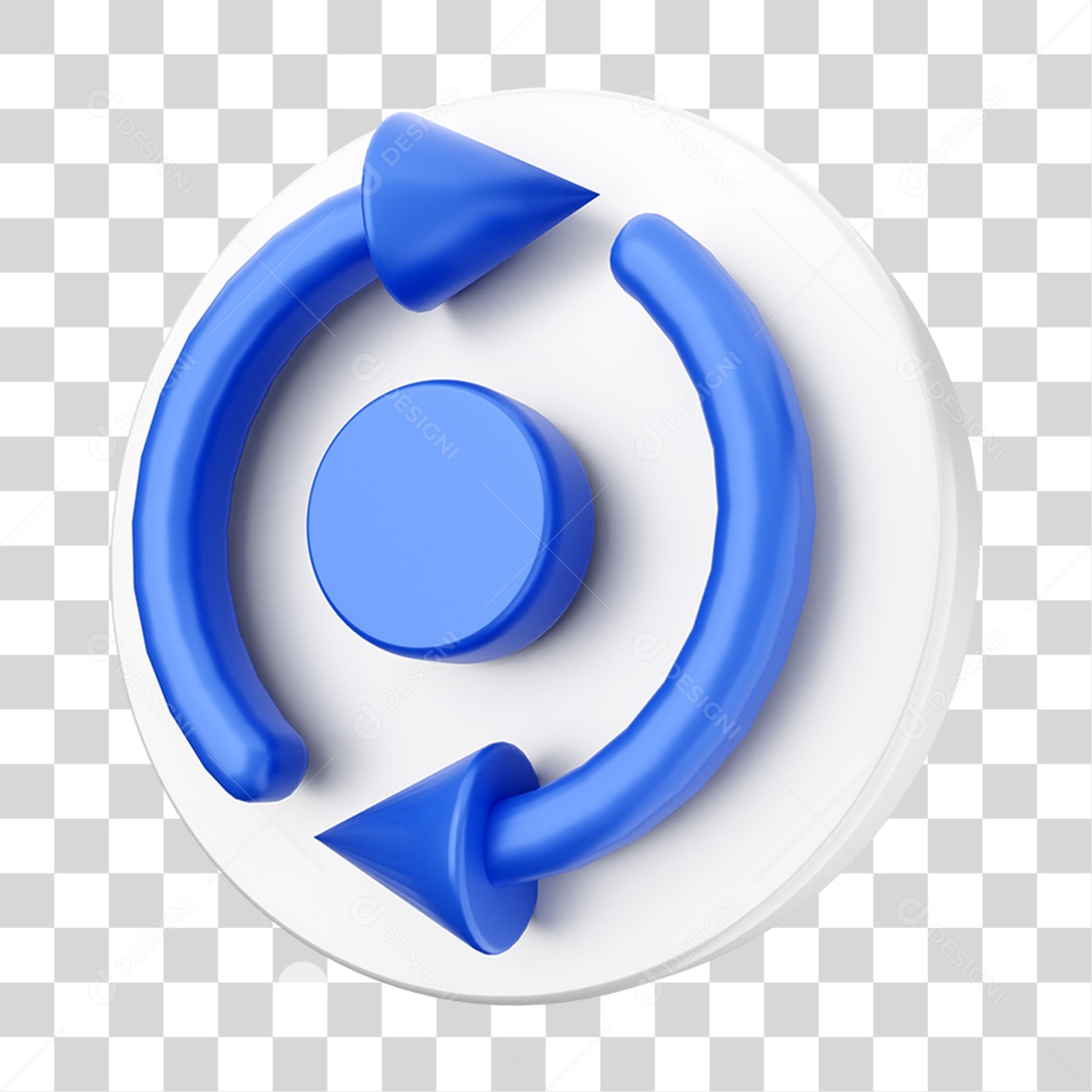 Elemento 3D Símbolo Para Composição PNG Transparente