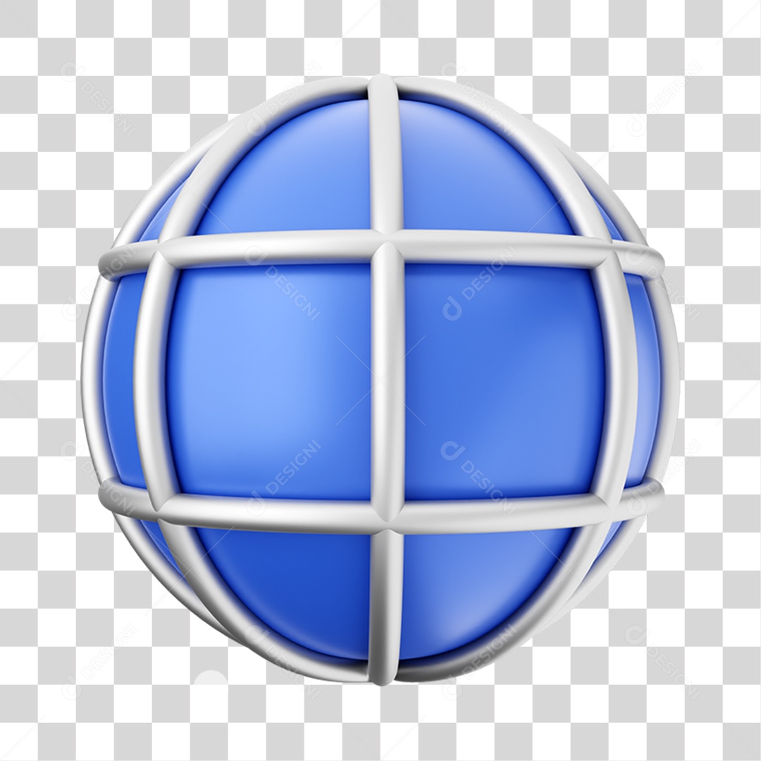 Elemento 3D Símbolo Para Composição PNG Transparente