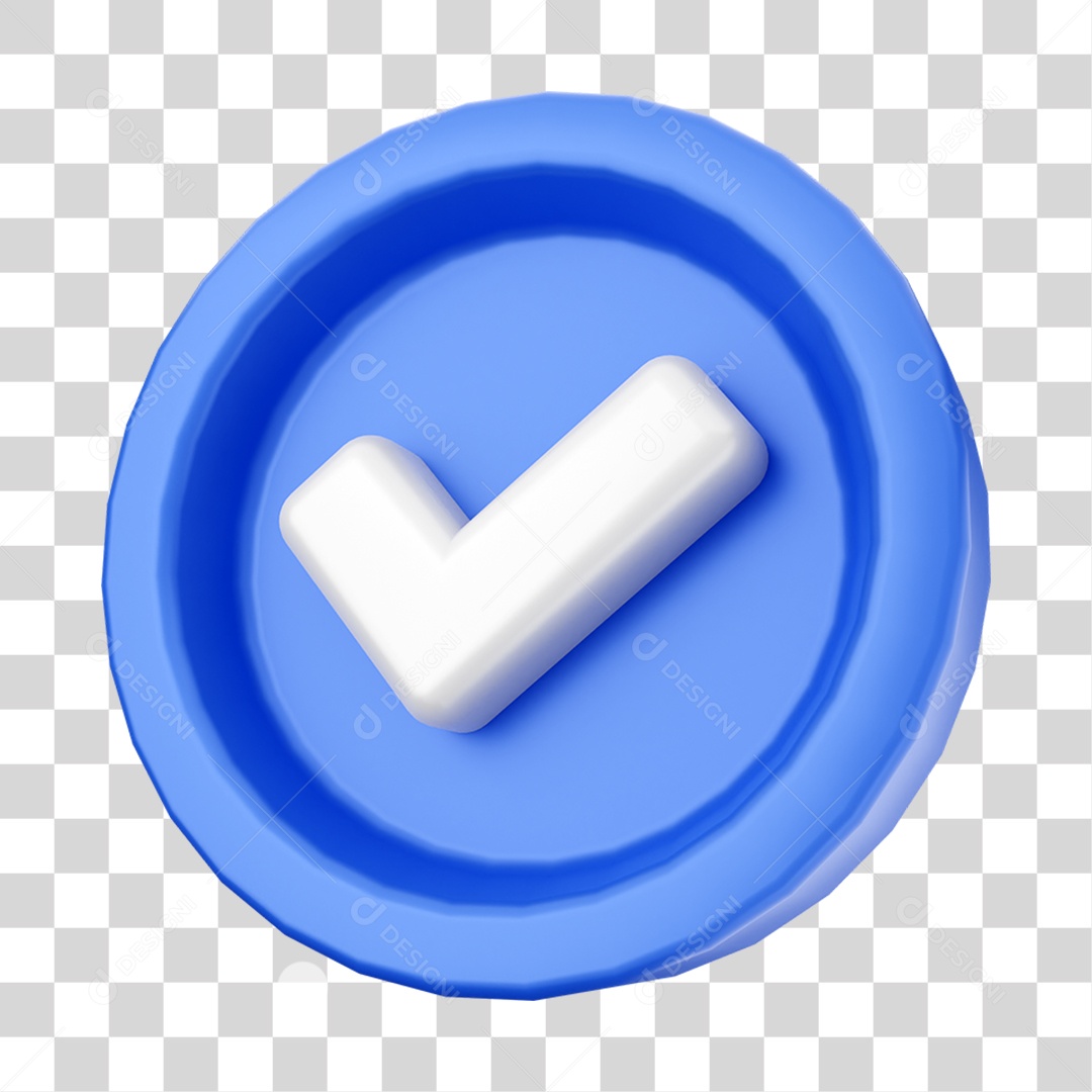 Elemento 3D Símbolo Para Composição PNG Transparente