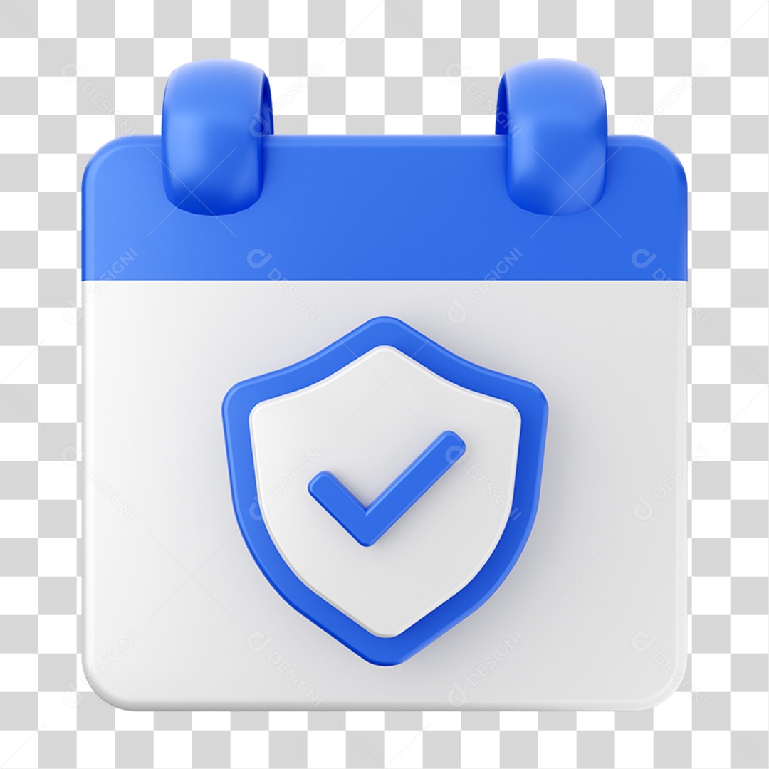 Elemento 3D Calendário Composição PNG Transparente