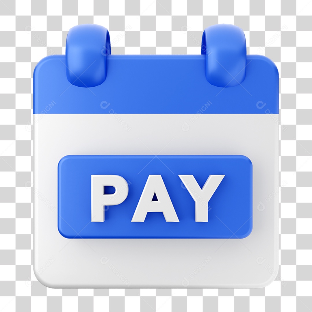 Elemento 3D Calendário Composição PNG Transparente