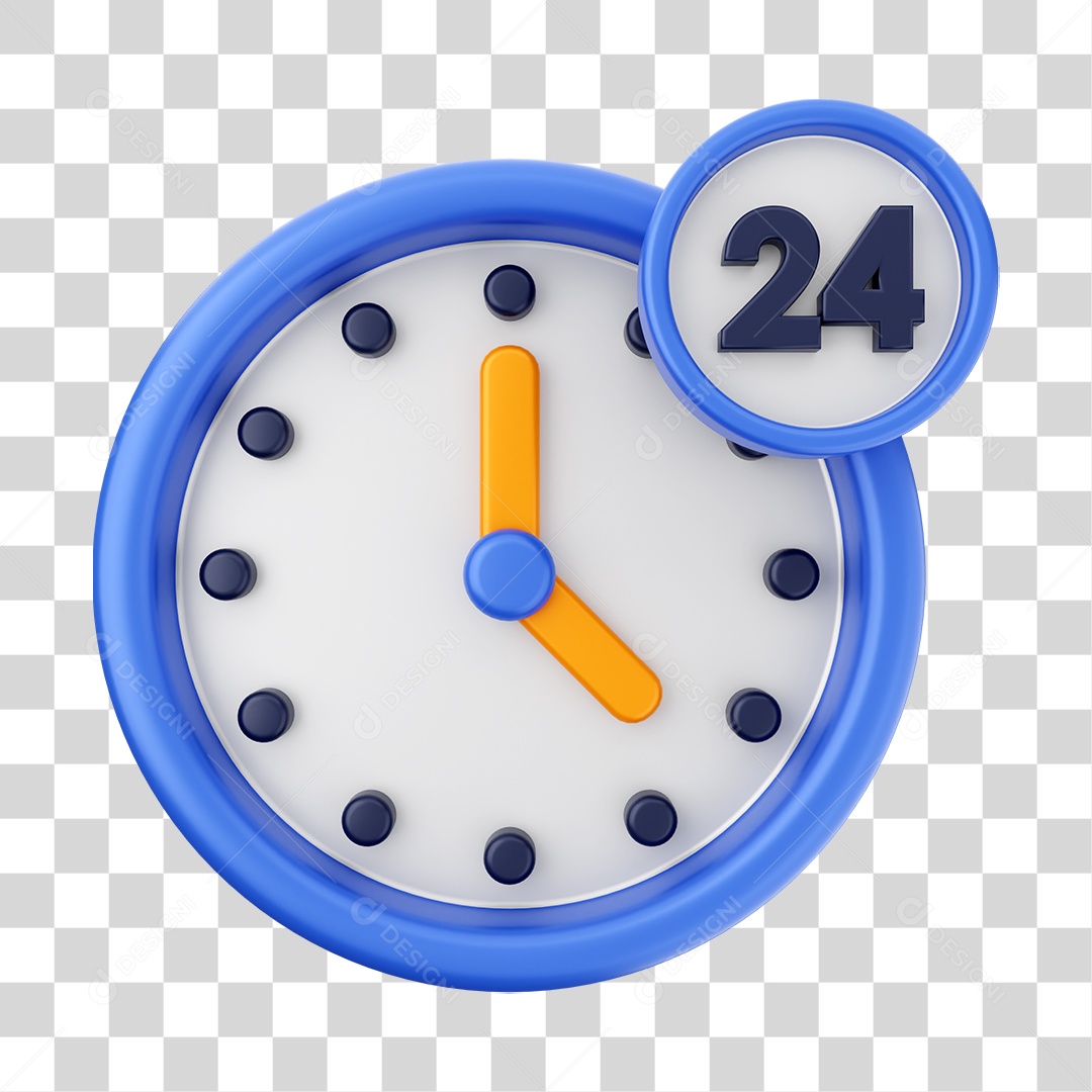 Relógio Números Horários PNG Transparente