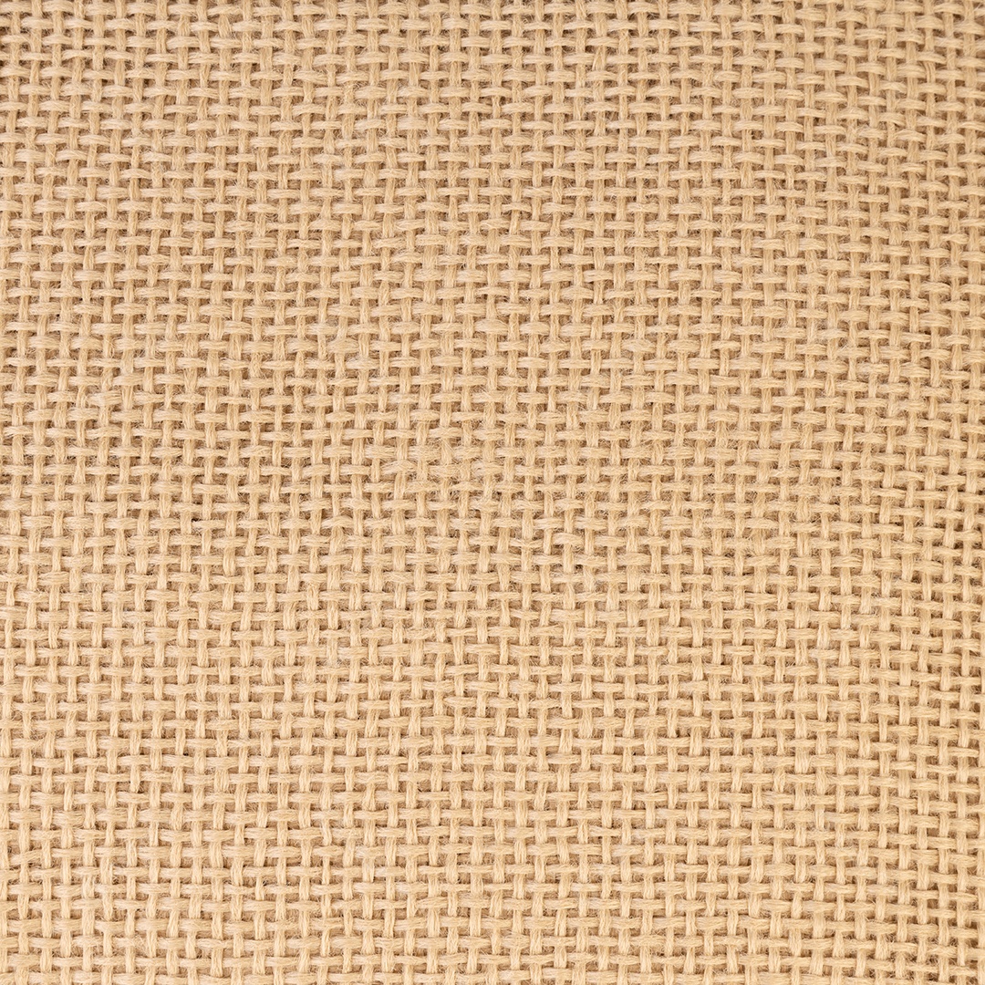 Têxteis de juta rústica marrom. Cenário de detalhes de tecido.