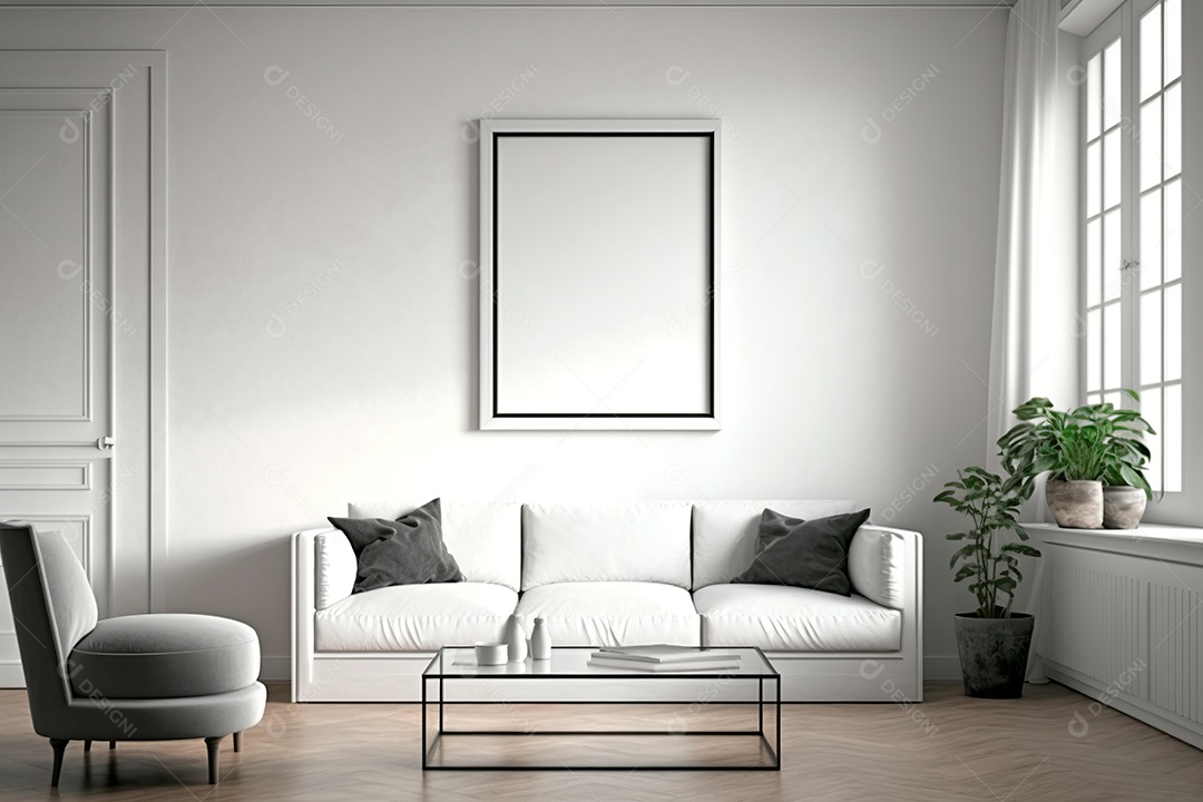 Imagem realista de cômodo de uma casa.