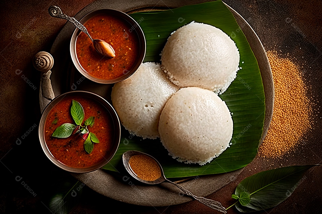 Saboroso bolo de arroz originário.