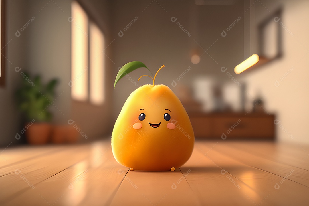 Personagem adorável e simpática senhora manga