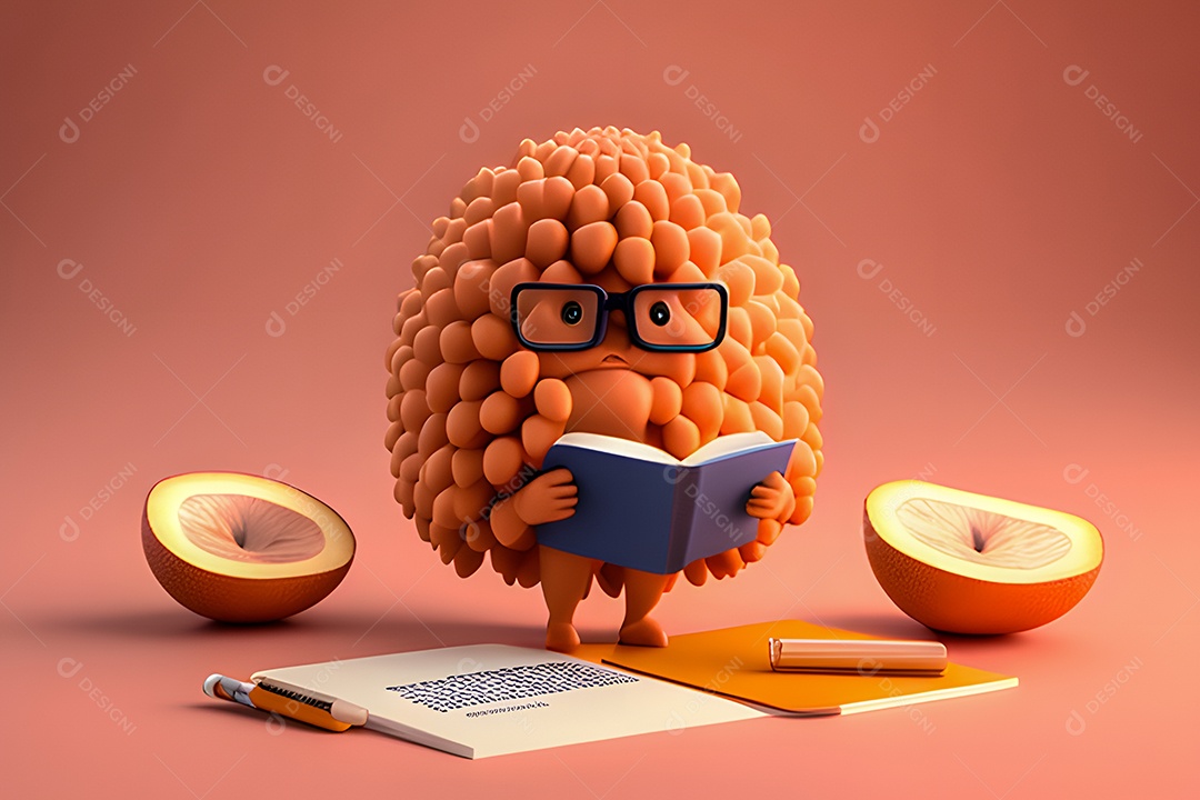 Personagem adorável jaca