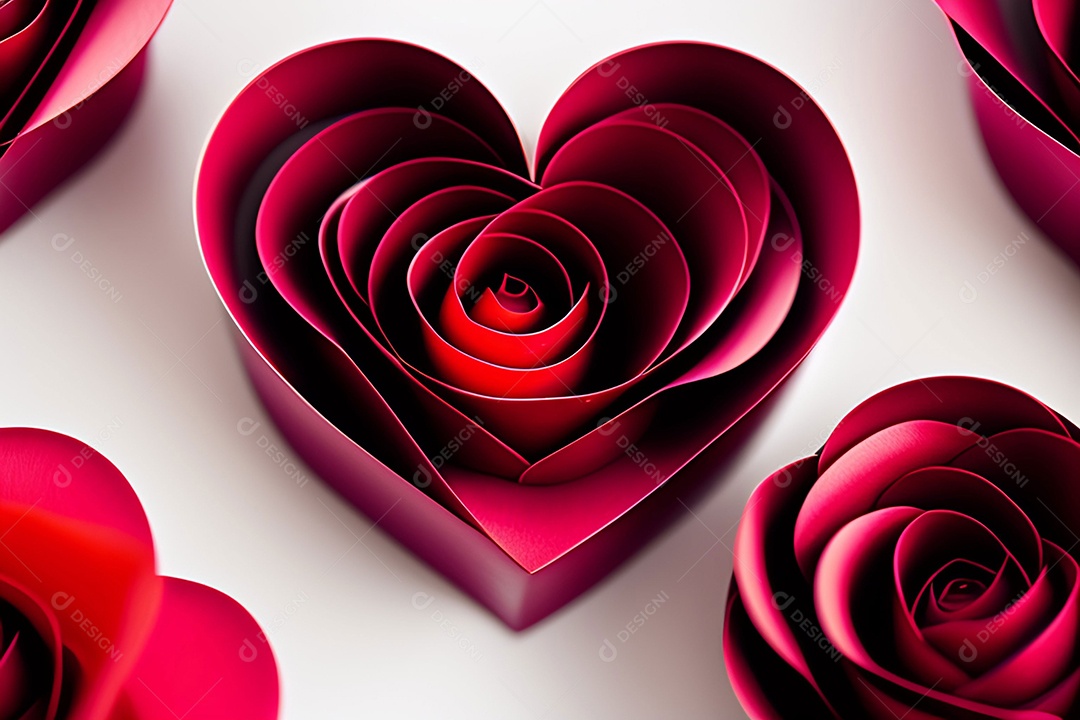 Cartão romântico para dia dos namorados