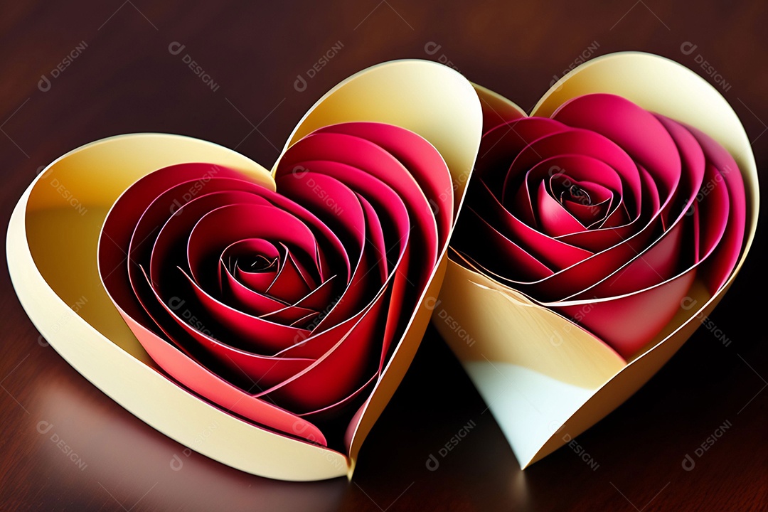 Cartão romântico para dia dos namorados