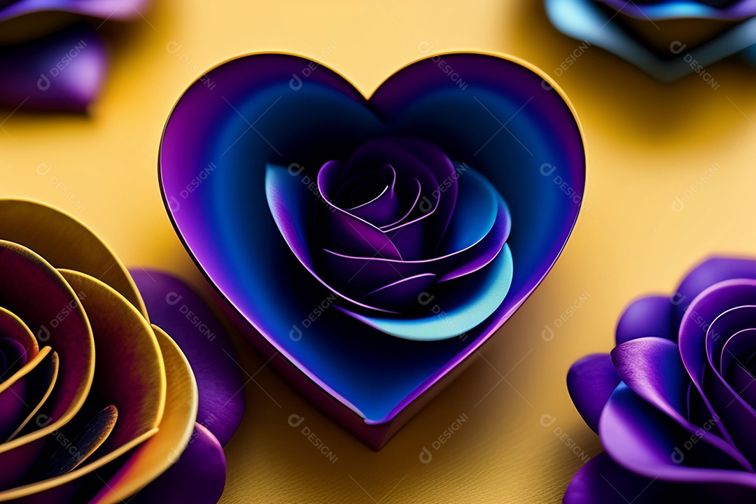 Cartão romântico para dia dos namorados